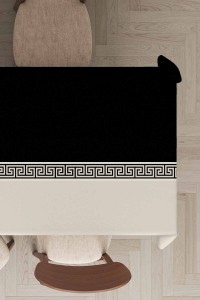 Siyah Avangarde Dokuma Leke Tutmaz Masa Örtüsü MSO146 Siyah Avangarde Dokuma Leke Tutmaz Masa Örtüsü MSO146