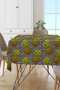 Yeşil Ananas Meyveli Dokuma Leke Tutmaz Masa Örtüsü MSO166 Yeşil Ananas Meyveli Dokuma Leke Tutmaz Masa Örtüsü MSO166