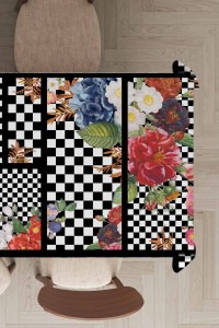 Çok Renkli Pötikare Mackenzie Leke Tutmaz Masa Örtüsü MSO221 Çok Renkli Pötikare Mackenzie Leke Tutmaz Masa Örtüsü MSO221