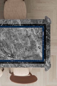 Lacivert Çerçeveli Dokuma Leke Tutmaz Masa Örtüsü MSO241 Lacivert Çerçeveli Dokuma Leke Tutmaz Masa Örtüsü MSO241