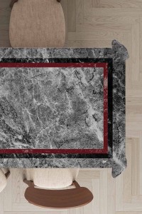 Bordo Çerçeveli Dokuma Leke Tutmaz Masa Örtüsü MSO242 Bordo Çerçeveli Dokuma Leke Tutmaz Masa Örtüsü MSO242