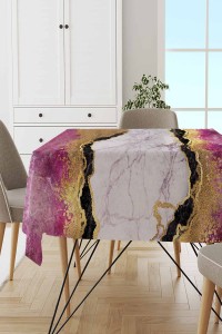 Pembe Mermer Görünümlü Dokuma Leke Tutmaz Masa Örtüsü MSO248 Pembe Mermer Görünümlü Dokuma Leke Tutmaz Masa Örtüsü MSO248