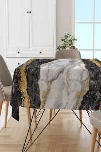 Siyah Mermer Görünümlü Dokuma Leke Tutmaz Masa Örtüsü MSO250 Siyah Mermer Görünümlü Dokuma Leke Tutmaz Masa Örtüsü MSO250