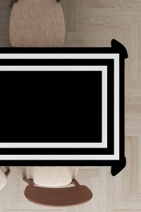 Siyah Çerçeveli Dokuma Leke Tutmaz Masa Örtüsü MSO322 Siyah Çerçeveli Dokuma Leke Tutmaz Masa Örtüsü MSO322