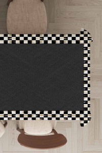 Füme Hasır Görünümlü Dokuma Leke Tutmaz Masa Örtüsü MSO332 Füme Hasır Görünümlü Dokuma Leke Tutmaz Masa Örtüsü MSO332