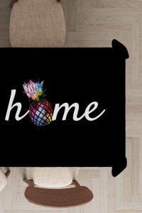 Siyah Mutfak Temalı Dokuma Leke Tutmaz Masa Örtüsü MSO358 Siyah Mutfak Temalı Dokuma Leke Tutmaz Masa Örtüsü MSO358