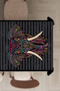 Füme Filli Dokuma Premium Leke Tutmaz Masa Örtüsü MSO359 Füme Filli Dokuma Premium Leke Tutmaz Masa Örtüsü MSO359