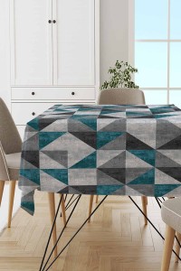 Zümrüt Geometrik Desen Dokuma Leke Tutmaz Masa Örtüsü MSO378 Zümrüt Geometrik Desen Dokuma Leke Tutmaz Masa Örtüsü MSO378