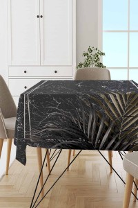 Füme Çerçeveli Dokuma Leke Tutmaz Masa Örtüsü MSO404 Füme Çerçeveli Dokuma Leke Tutmaz Masa Örtüsü MSO404