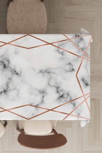 Bakır Prizma Desen Dokuma Leke Tutmaz Masa Örtüsü MSO420 Bakır Prizma Desen Dokuma Leke Tutmaz Masa Örtüsü MSO420