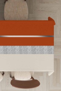 Tarçın Avangarde Dokuma Leke Tutmaz Masa Örtüsü MSO469 Tarçın Avangarde Dokuma Leke Tutmaz Masa Örtüsü MSO469