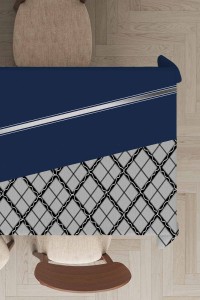 Lacivert Ekoseli Dokuma Leke Tutmaz Masa Örtüsü MSO488 Lacivert Ekoseli Dokuma Leke Tutmaz Masa Örtüsü MSO488