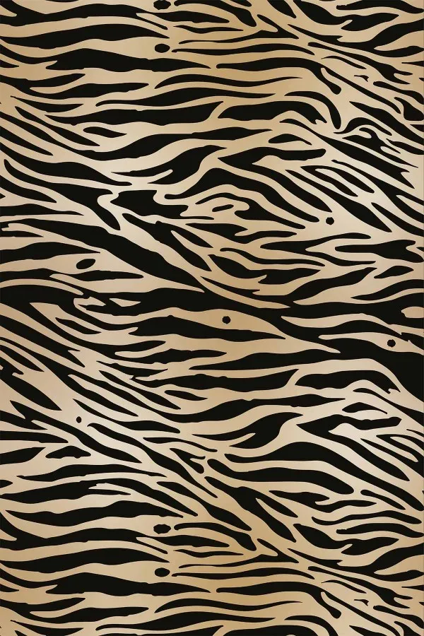 Leopar Desenli Masa Örtüsü Bej Leopar Motifli Dokuma Leke Tutmaz Masa Örtüsü MSO096
