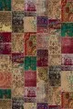 Yemek Masası Örtüsü Modelleri Çok Renkli Patchwork Dokuma Leke Tutmaz Masa Örtüsü MSO293