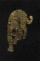 Cam Masa Koruyucu Gold Leopar Desenli Dokuma Leke Tutmaz Masa Örtüsü MSO355