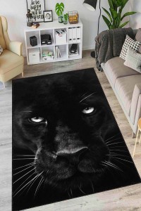 Siyah Kaymaz Tabanlı 3D Üç Boyutlu Mutfak Halısı AR1169 Siyah Kaymaz Tabanlı 3D Üç Boyutlu Mutfak Halısı AR1169