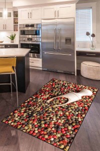 Renkli Kaymaz Taban 3D Baharat Desenli Mutfak Halısı AR1239 Renkli Kaymaz Taban 3D Baharat Desenli Mutfak Halısı AR1239