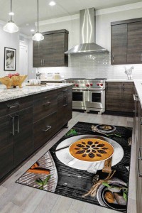 Çok Renkli Kaymaz Tabanlı Cappucino Mutfak Halısı AR1246 Çok Renkli Kaymaz Tabanlı Cappucino Mutfak Halısı AR1246