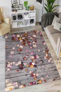 Çok Renkli Kaymaz Tabanlı 3D Üç Boyutlu Mutfak Halısı AR1363 Çok Renkli Kaymaz Tabanlı 3D Üç Boyutlu Mutfak Halısı AR1363