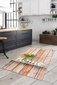 Bej Kaymaz Tabanlı Yıkanır 3D Üç Boyutlu Mutfak Halısı AR198 Bej Kaymaz Tabanlı Yıkanır 3D Üç Boyutlu Mutfak Halısı AR198