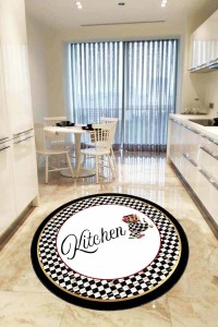 Kırmızı Kaymaz Taban Mackenzie Yuvarlak Mutfak Halısı AR434 Kırmızı Kaymaz Taban Mackenzie Yuvarlak Mutfak Halısı AR434