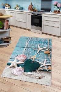 Çok Renkli Kaymaz Tabanlı 3D Üç Boyutlu Mutfak Halısı AR784 Çok Renkli Kaymaz Tabanlı 3D Üç Boyutlu Mutfak Halısı AR784