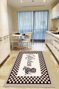 Bej Kaymaz Tabanlı Yıkanabilir Mackenzie Mutfak Halısı AR819 Bej Kaymaz Tabanlı Yıkanabilir Mackenzie Mutfak Halısı AR819