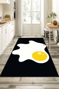 Sarı Kaymaz Tabanlı Yıkanır 3D Üç Boyutlu Mutfak Halısı MT08 Sarı Kaymaz Tabanlı Yıkanır 3D Üç Boyutlu Mutfak Halısı MT08