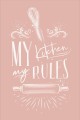 Pembe Kaymaz Tabanlı My Kitchen My Rules Mutfak Halısı MT47