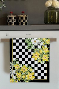Sarı Çiçekli Fırın Mutfak Havlusu 30x50cm