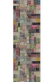 Çok Renkli Patchwork Premium Masa Örtüsü Runner RNR346