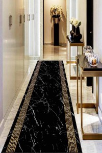 Siyah Gold Kaymaz Özel Ölçü Rulo Yolluk AR312 Siyah Gold Kaymaz Özel Ölçü Rulo Yolluk AR312
