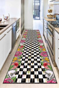 Renkli Kaymaz Çiçekli Kesme Rulo Özel Ölçülü Yolluk AR361 Renkli Kaymaz Çiçekli Kesme Rulo Özel Ölçülü Yolluk AR361