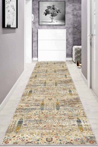 Krem Kaymaz Klasik Motifli Kesme Rulo Özel Ölçü Yolluk AR653 Krem Kaymaz Klasik Motifli Kesme Rulo Özel Ölçü Yolluk AR653