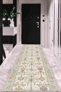 Renkli Kaymaz Klasik Motifli Özel Ölçü Rulo Yolluk AR659 Renkli Kaymaz Klasik Motifli Özel Ölçü Rulo Yolluk AR659