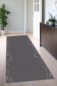 Antrasit Kaymaz Modern Kesme Rulo Özel Ölçülü Yolluk VH001 Antrasit Kaymaz Modern Kesme Rulo Özel Ölçülü Yolluk VH001