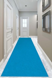 Turkuaz Sade Düz Protokol Yolluk Halı Özel Ölçülü VH060 Turkuaz Sade Düz Protokol Yolluk Halı Özel Ölçülü VH060