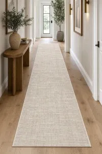 Bej Modern Düz Desenli Kaymaz Tabanlı Kesme Rulo VH229 Bej Modern Düz Desenli Kaymaz Tabanlı Kesme Rulo VH229
