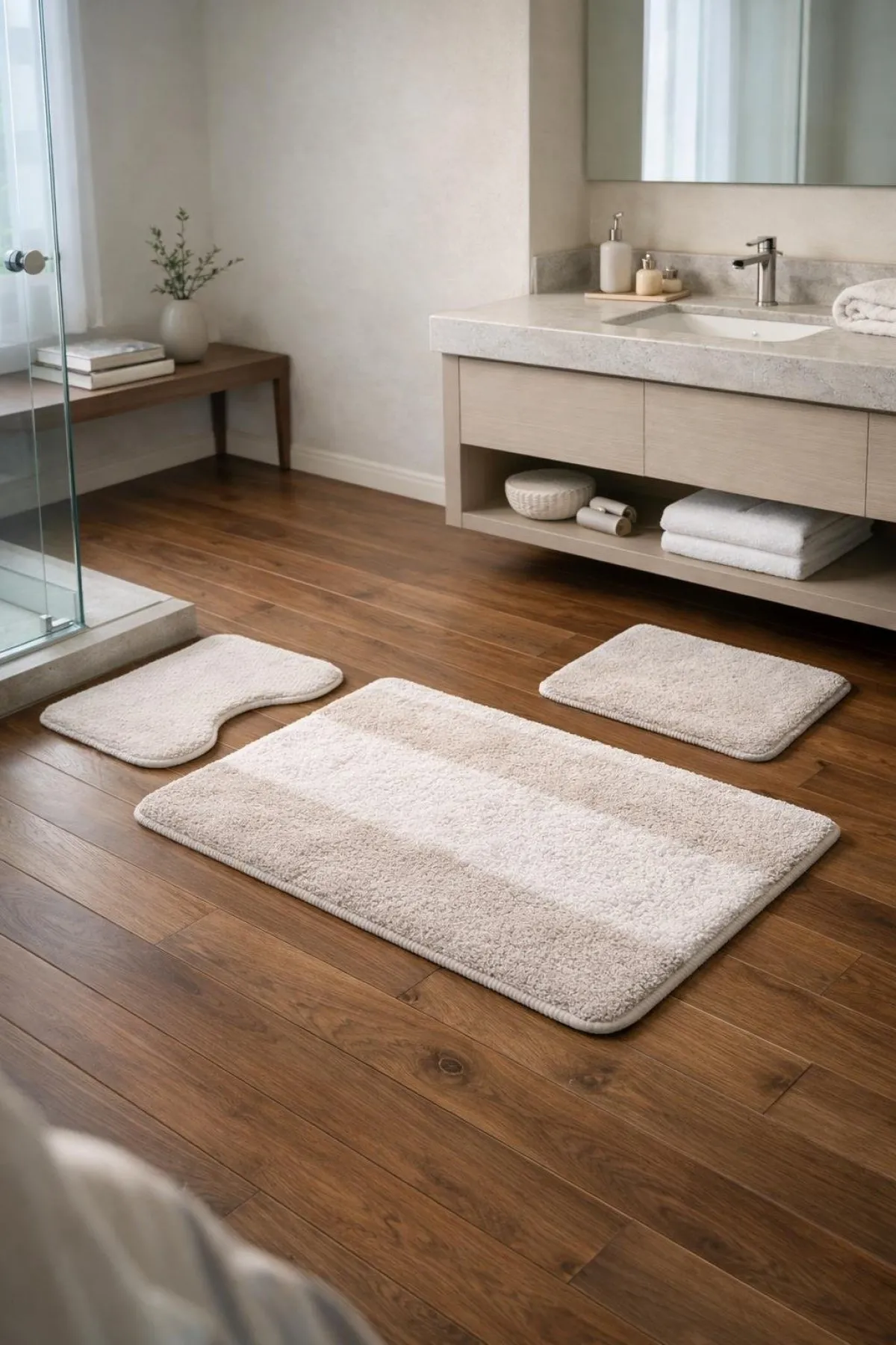 Banyo Paspas Setleriyle Kaymaz Ve Konforlu Banyolar