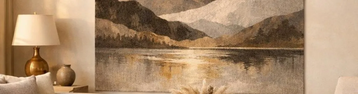 Dijital Baskılı Halılarla Modern Duvar Dekorasyonu Fikirleri Dijital Baskılı Halılarla Modern Duvar Dekorasyonu Fikirleri
