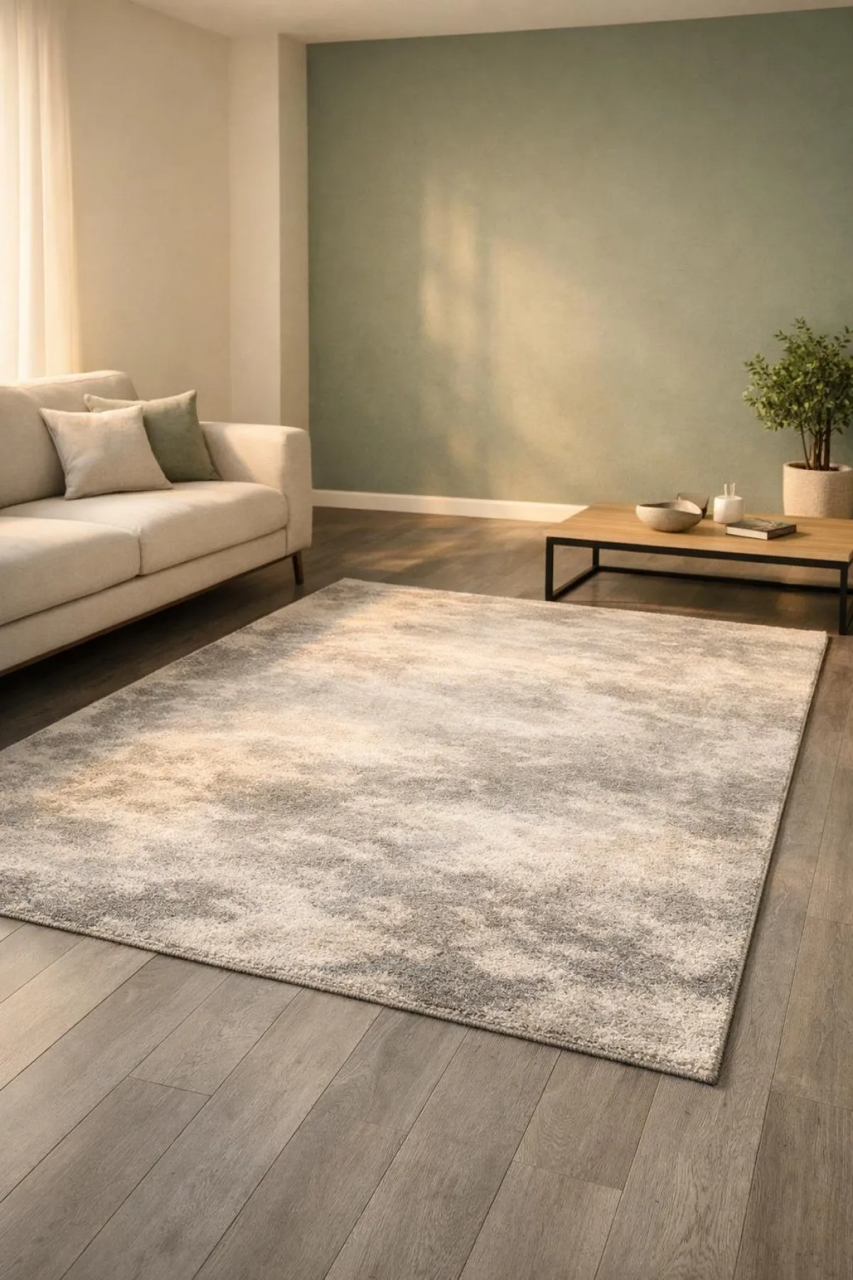 Gri Laminat İle Uyumlu Halı Modelleri