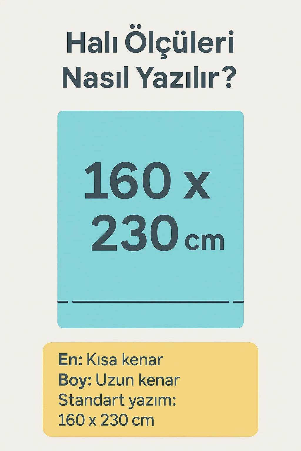 Halı Ölçüleri Nasıl Yazılır?