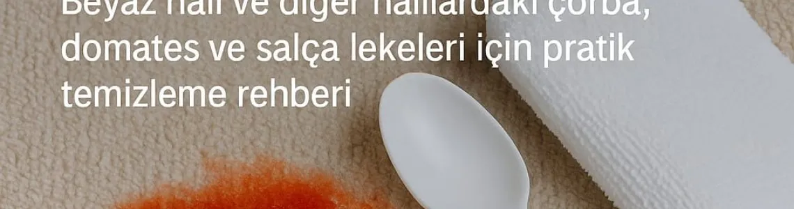 Halıdan Salça & Domates Lekesi Nasıl Çıkar? Kesin Çözümler Halıdan Salça & Domates Lekesi Nasıl Çıkar? Kesin Çözümler