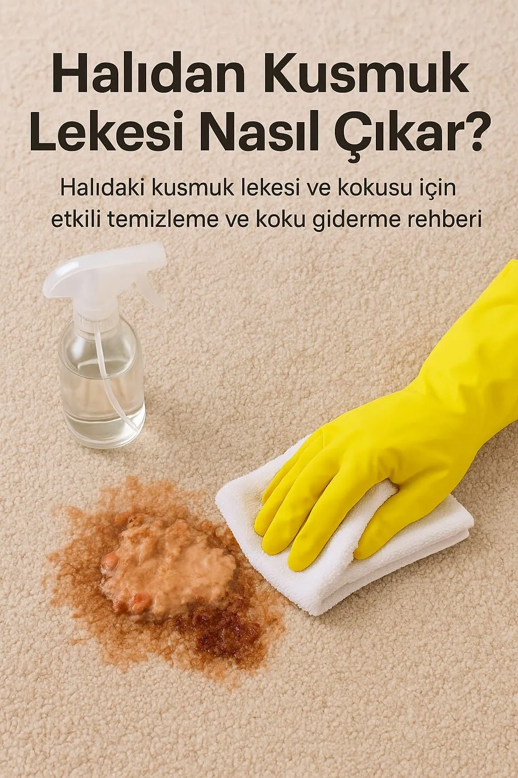 Halıdan Kusmuk Lekesi Çıkarma | Etkili Çözümler