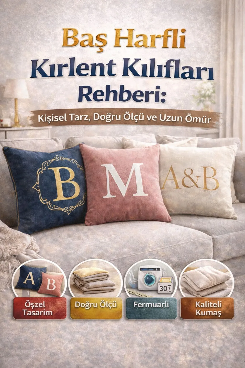 Harfli Kırlent Kılıfı Modelleri Ve Fiyatları