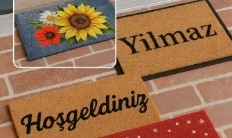 Kapı Önü Paspası Modelleri | Yıkanabilir, Kişiye Özel, Kaymaz