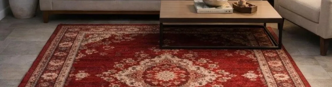 Kırmızı Ve Bordo Halılar İle Sıcak Dekorasyon Kırmızı Ve Bordo Halılar İle Sıcak Dekorasyon