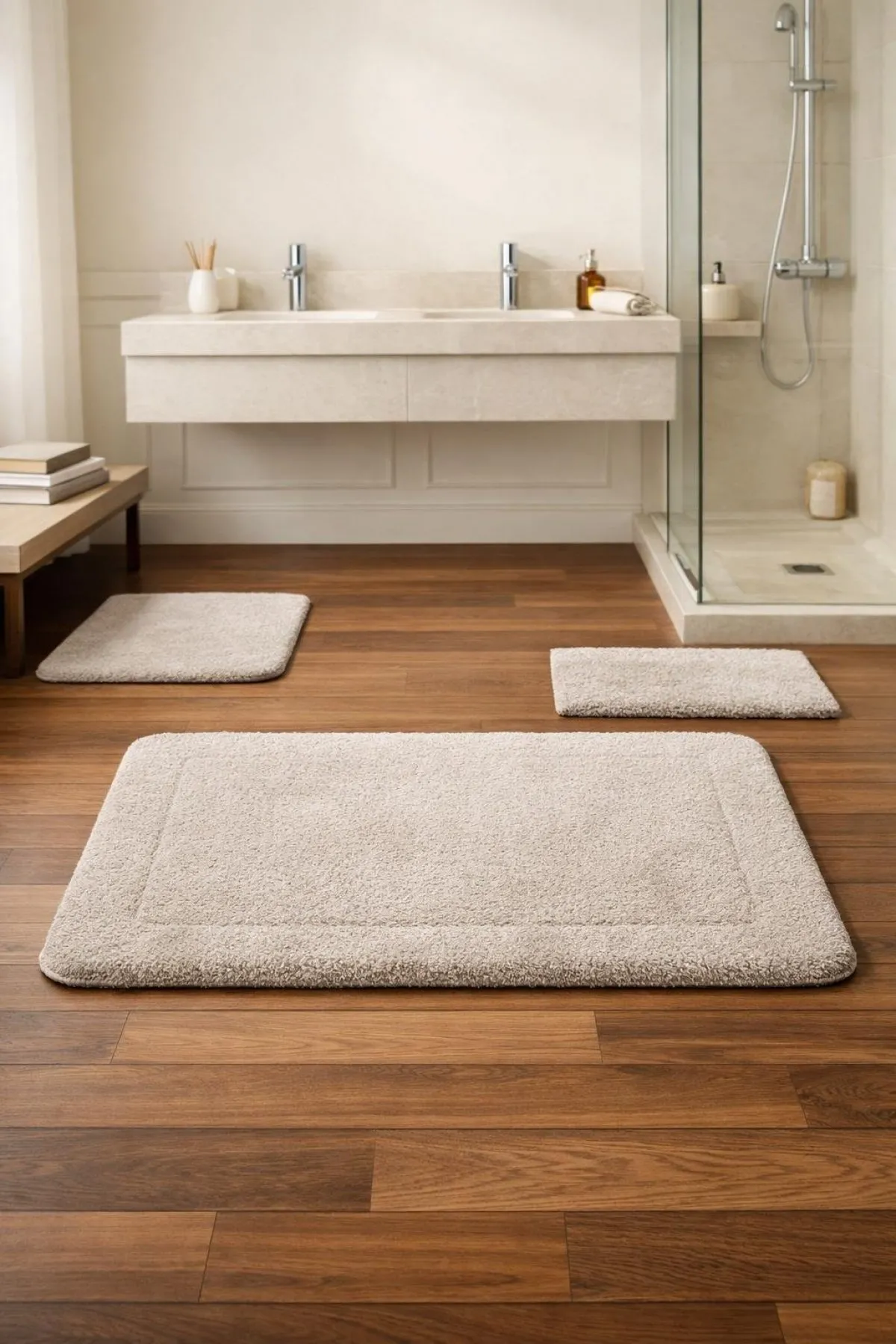 Banyo Paspas Setleriyle Spa Hissi Veren Banyo Tasarımı