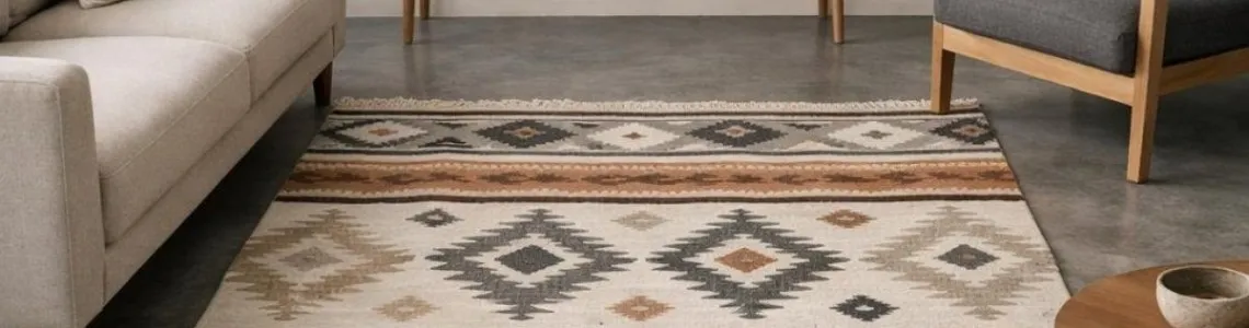 Vintage Kilimlerle Modern Mobilyalara Sıcaklık Katma Vintage Kilimlerle Modern Mobilyalara Sıcaklık Katma