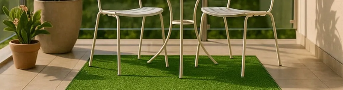 Yeşil Çim Görünümlü Balkon Halısı Ve Yolluk Modelleri Yeşil Çim Görünümlü Balkon Halısı Ve Yolluk Modelleri